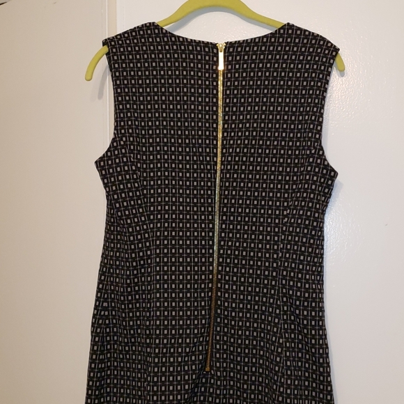 Calvin Klein 10 pattern black gray dress - Picture 4 of 4